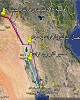 ترسیم مسیر اتصال خیلج فارس به مدیترانه 